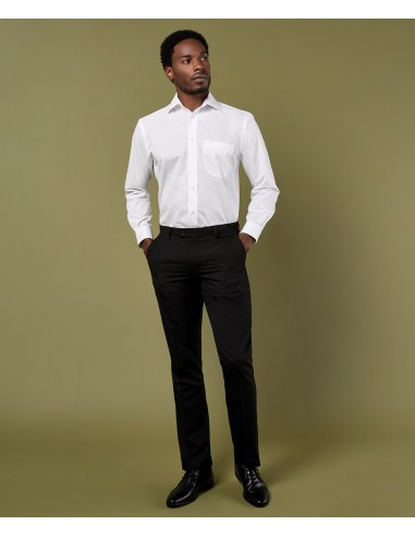 KUS-KK104-Mens Classic Fit Business Shirt Long Sleeve
